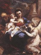 CASTELLO, Valerio, Holy Family with an Angel fdg